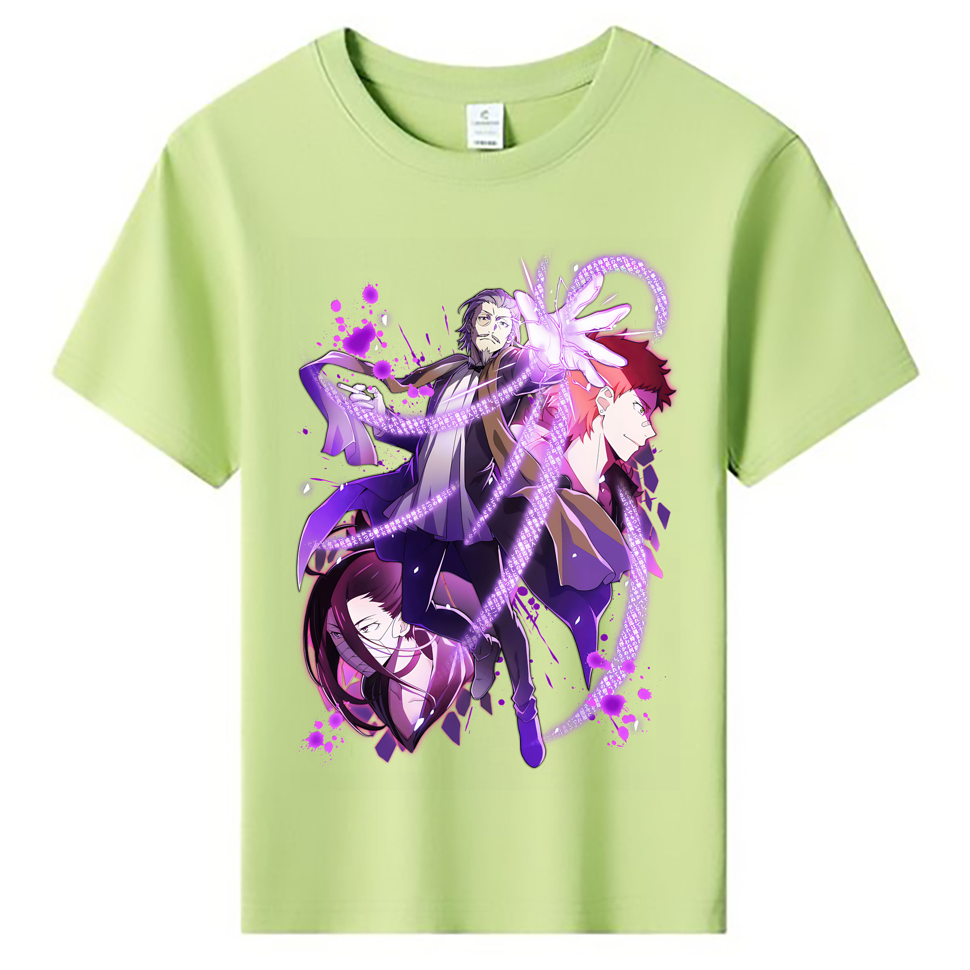（画像用） 文豪ストレイドッグス Bungo Stray Dogs 綿100％キッズTシャツ（フロントプリント）